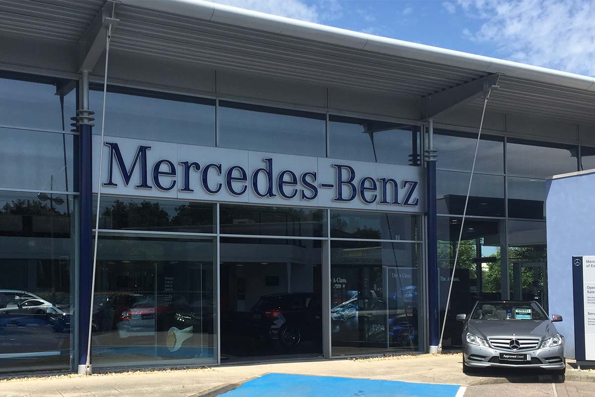 Mercedes Benz Solar Panel Installation Exeter, Devon