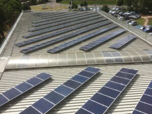 Completed 66KW solar panel installation at Mercedes-Benz Taunton