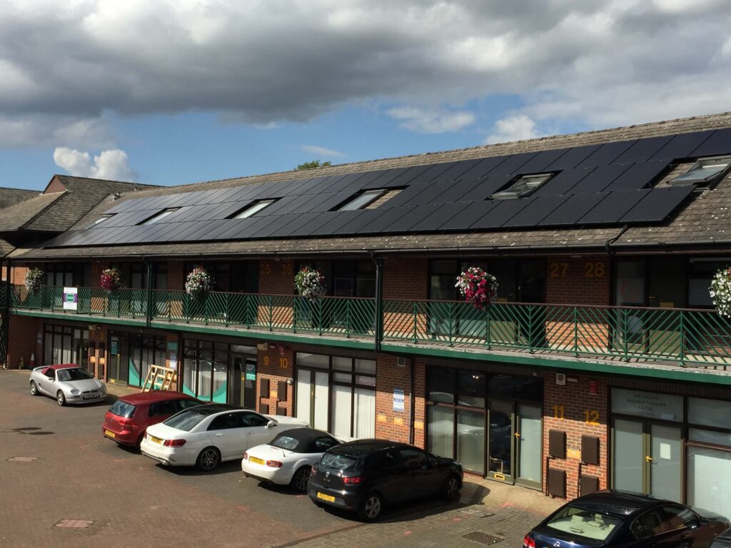 Commercial Solar Installation at City Business Centre Winchester