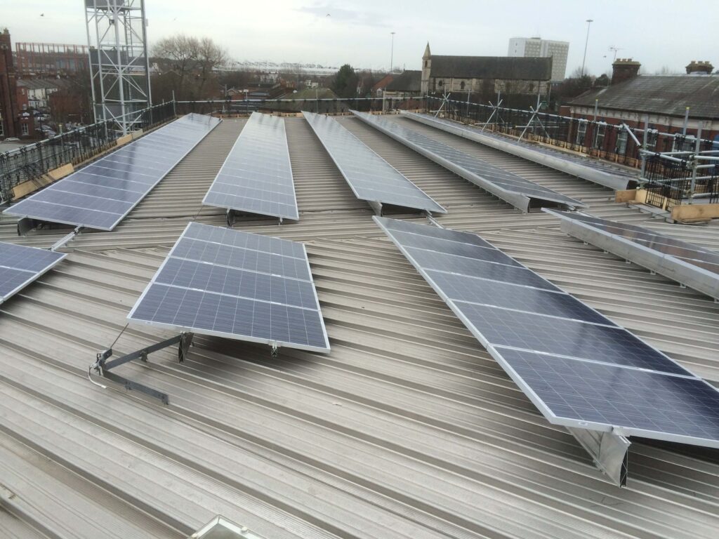 Commercial Solar Installation at St Marys Fire Station, Southampton