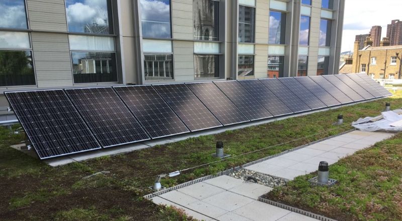 Solar Panel Installation on the Park Plaza Waterloo Hotel London
