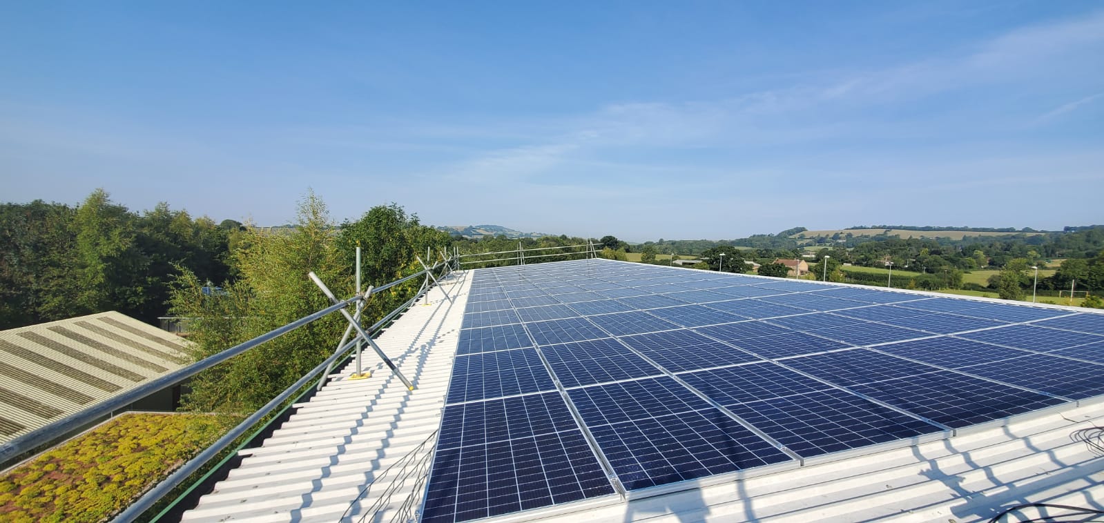 Solar PV Installation on Beaminster School, Dorset