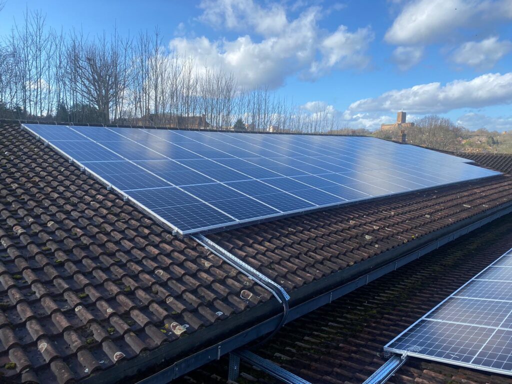 Solar Panel Installation on Farnham Road Car Park, Guildford Surrey