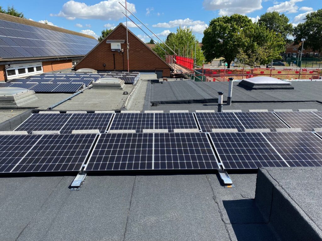 Solar Panel Installation at Whitley Park School Reading, Berkshire