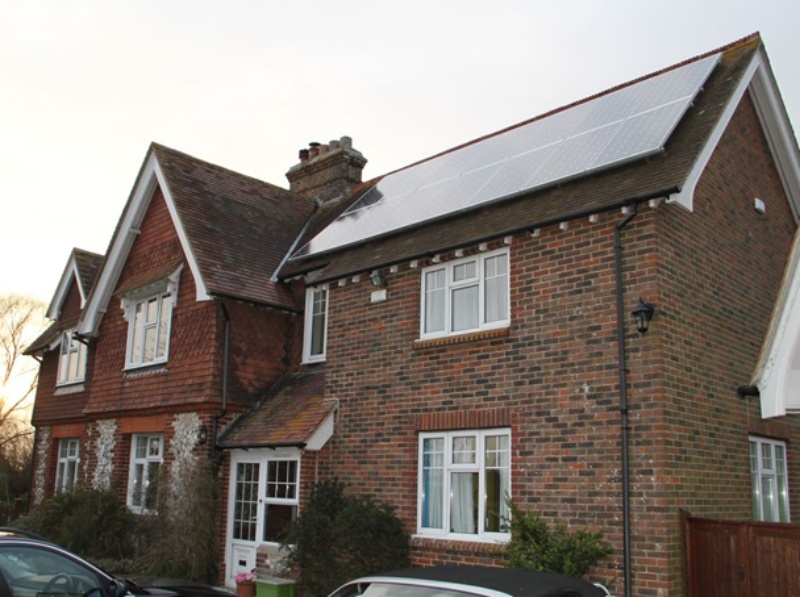 Solar Panel Installation on house in Chichester