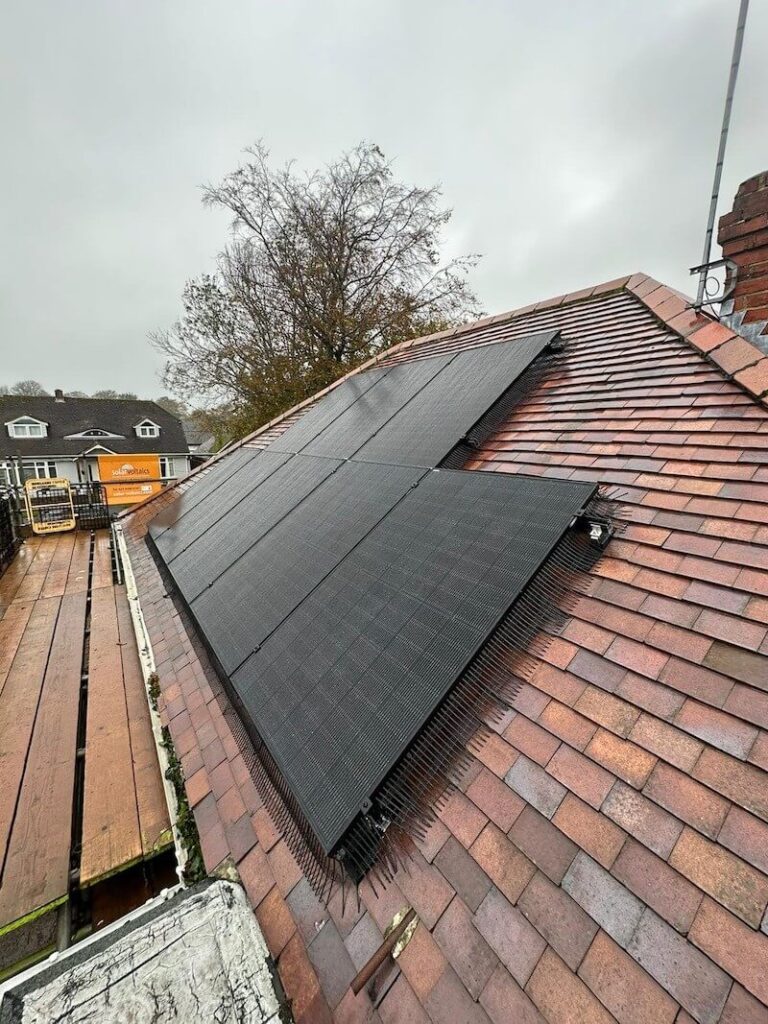 Domestic solar installation