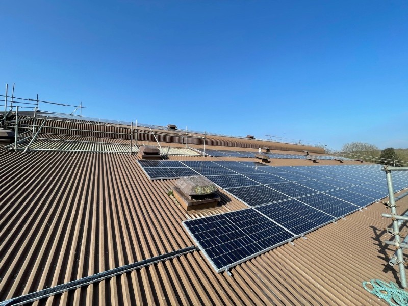 Brighton leisure centre solar installation